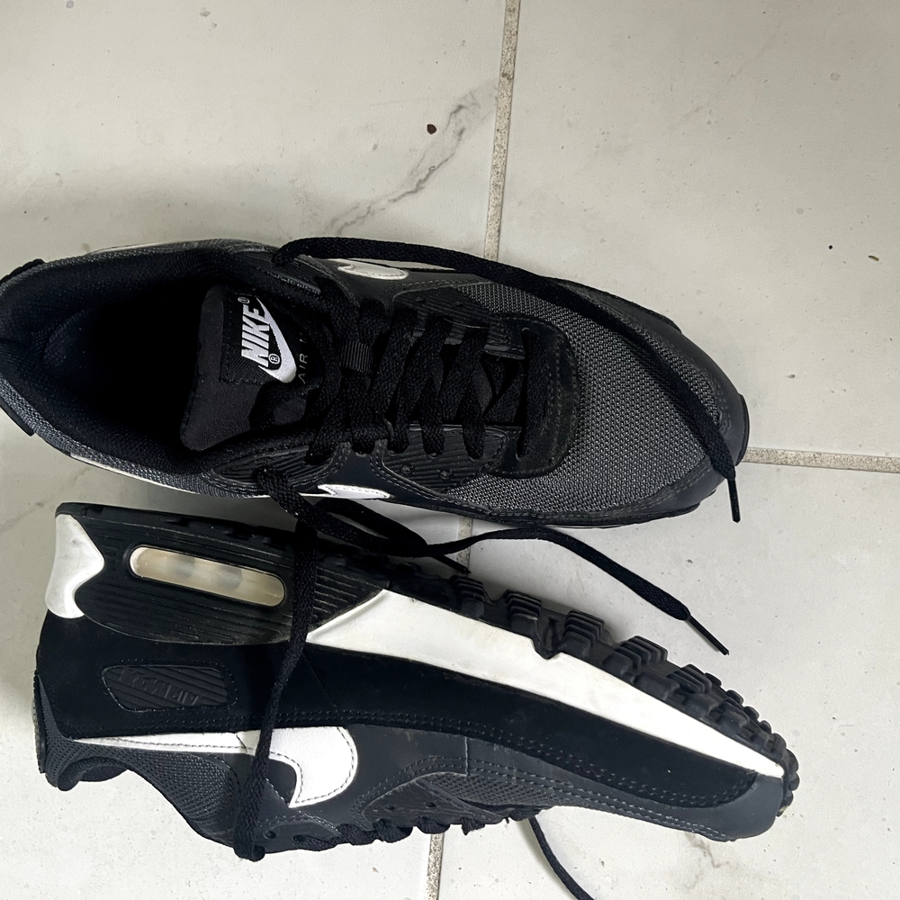 Nike Black and White Air Max Sneakers